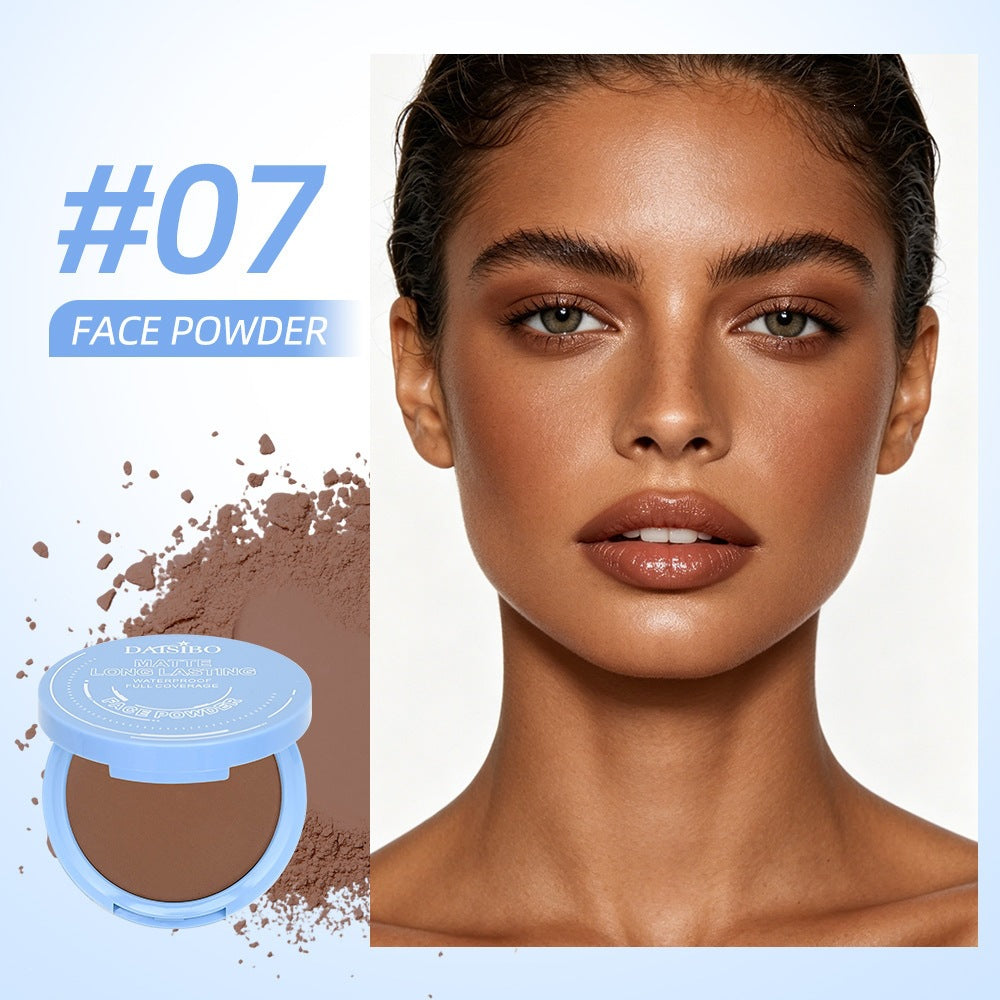 Oil Control Face Pressed Powder,Matte Smooth Flawless Setting Powder Makeup