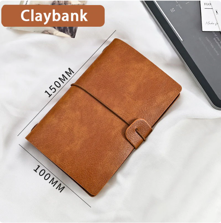 Leather Writing Journal Notebook Refillable,Handmade Travelers Notebook