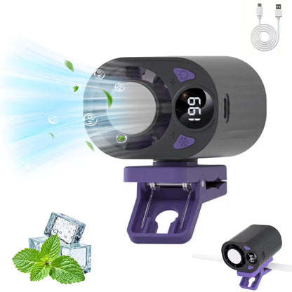 Rechargeable Clip on Fan with LED Digital Display