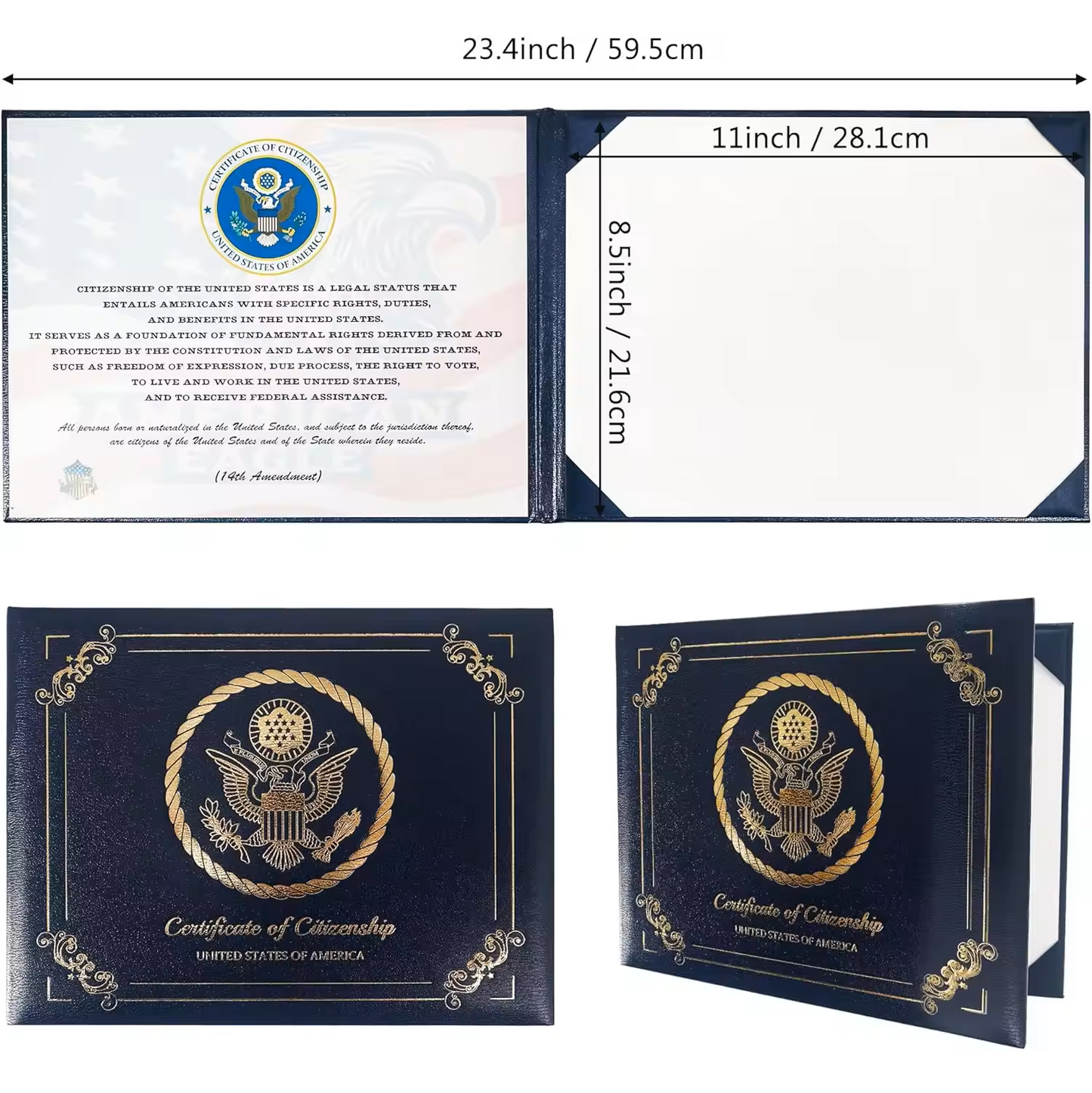 US Birth Certificate Holder 8.5x11 Birth Certificate Cover Protector