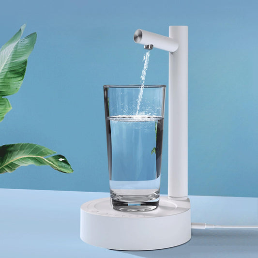 Portable Water Bottle Dispenser Pump, Smart USB Charging Desktop Water Dispenser