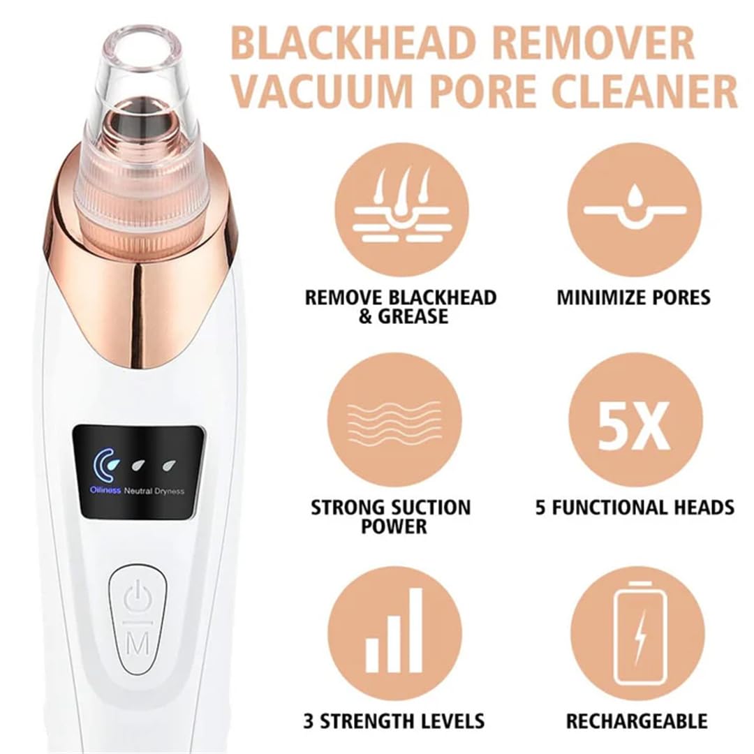 Blackhead Remover Pore Vacuum,Professional Facial Pore Cleaner