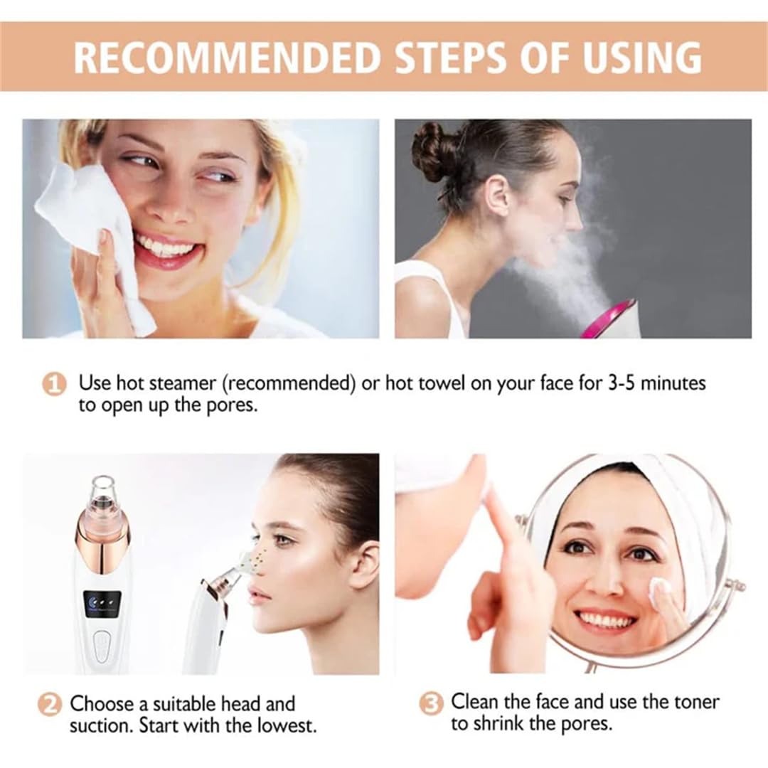 Blackhead Remover Pore Vacuum,Professional Facial Pore Cleaner