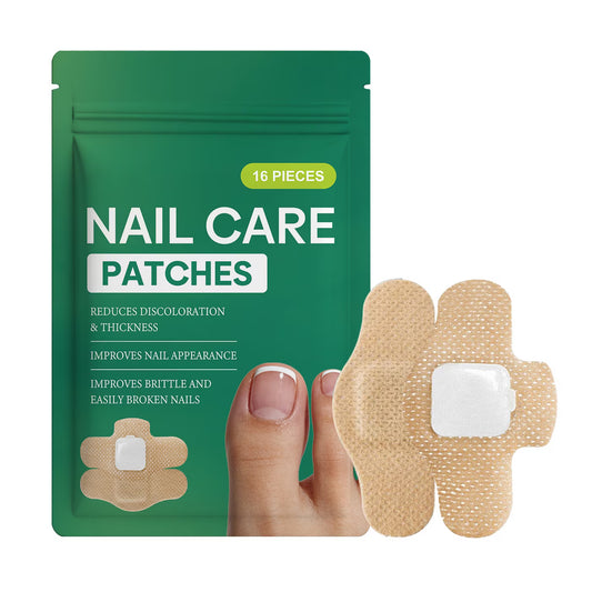 Nail Care Patches 16 Sheets Overnight Nail Wraps for Thick Discolored Nails