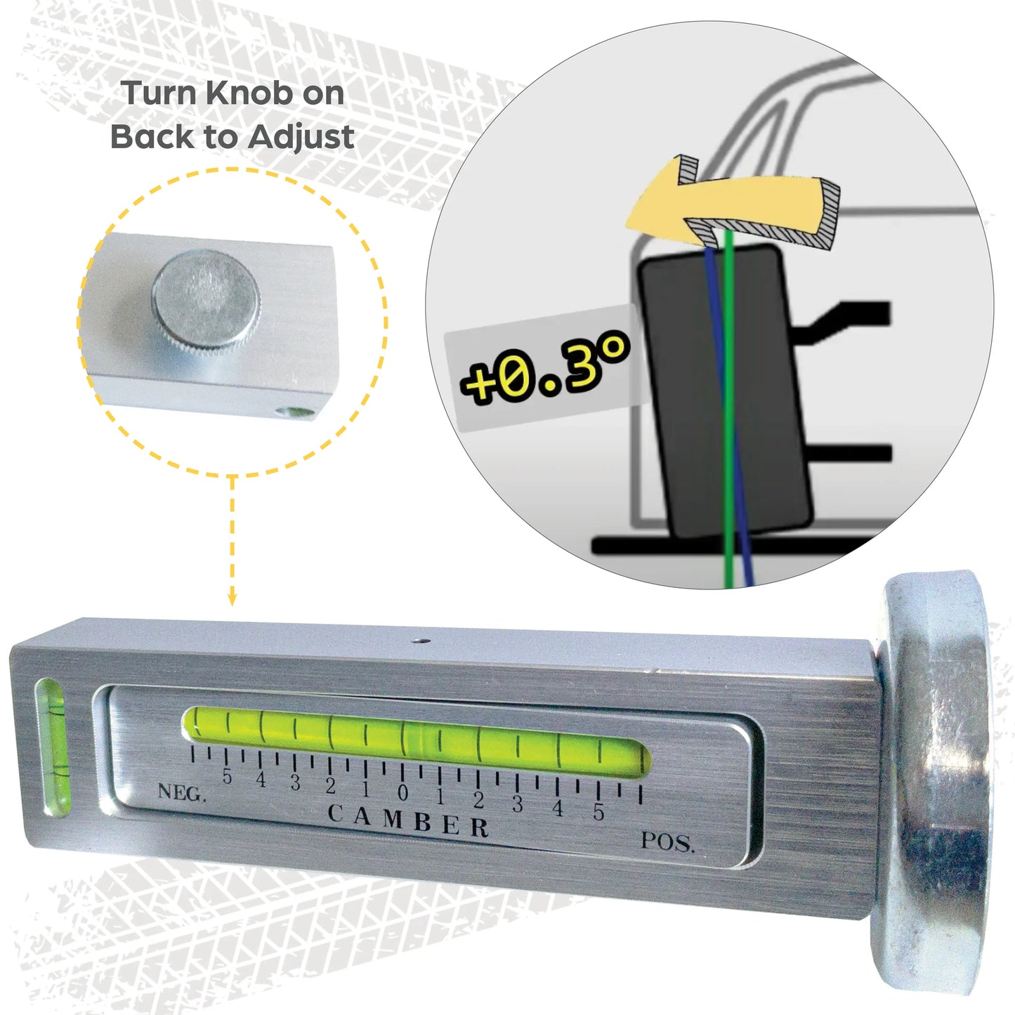 Four-Wheel Alignment Magnetic Level,Camber Angle Adjustment Auxiliary Tool