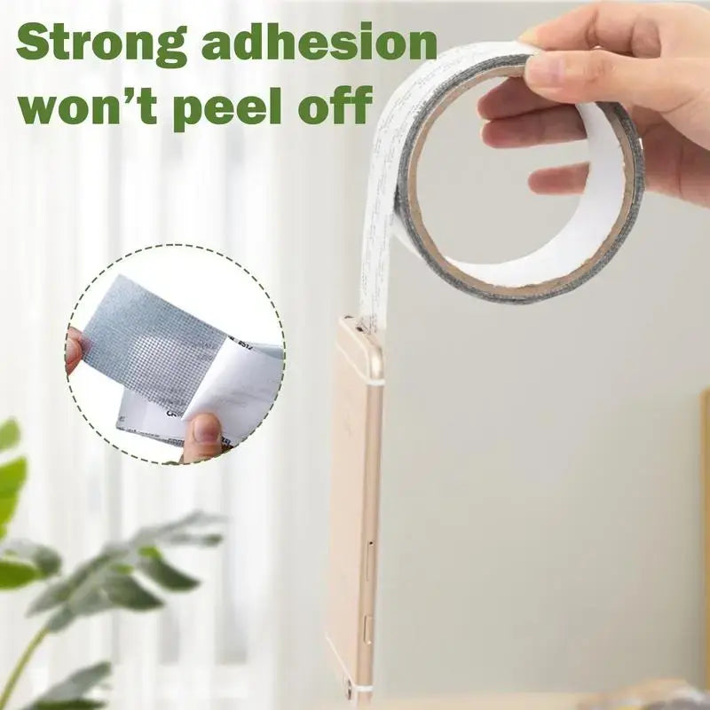 Window Screen Repair Tape, Adhesive Gray Screen Repair Strip