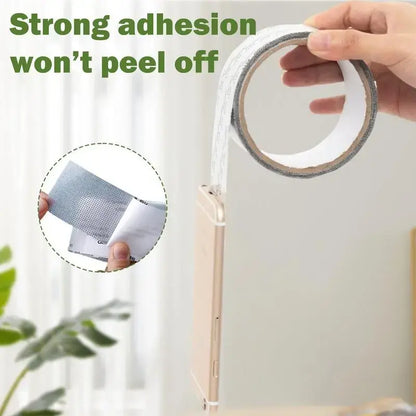 Window Screen Repair Tape, Adhesive Gray Screen Repair Strip