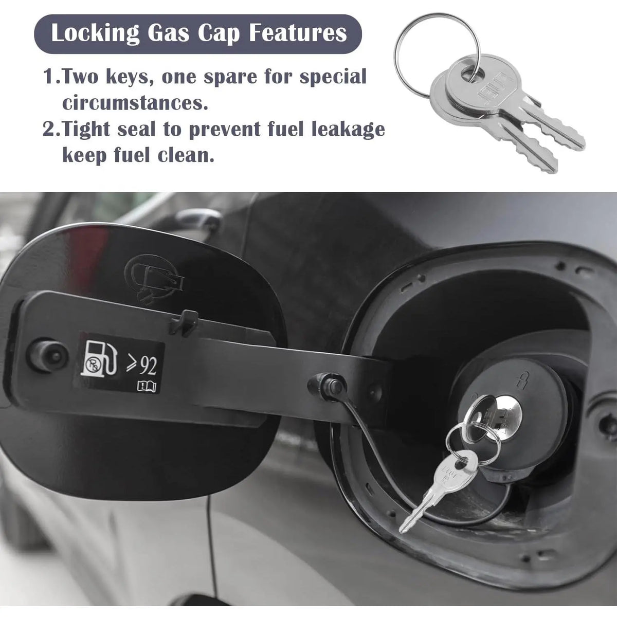 Fuel Tank Cap Car Accessories Compatible with Lincoln Ford Mercury Escape Explorer