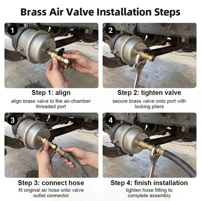 M18x1.5 Air Brake Cut-Off Valve with Exhaust Port