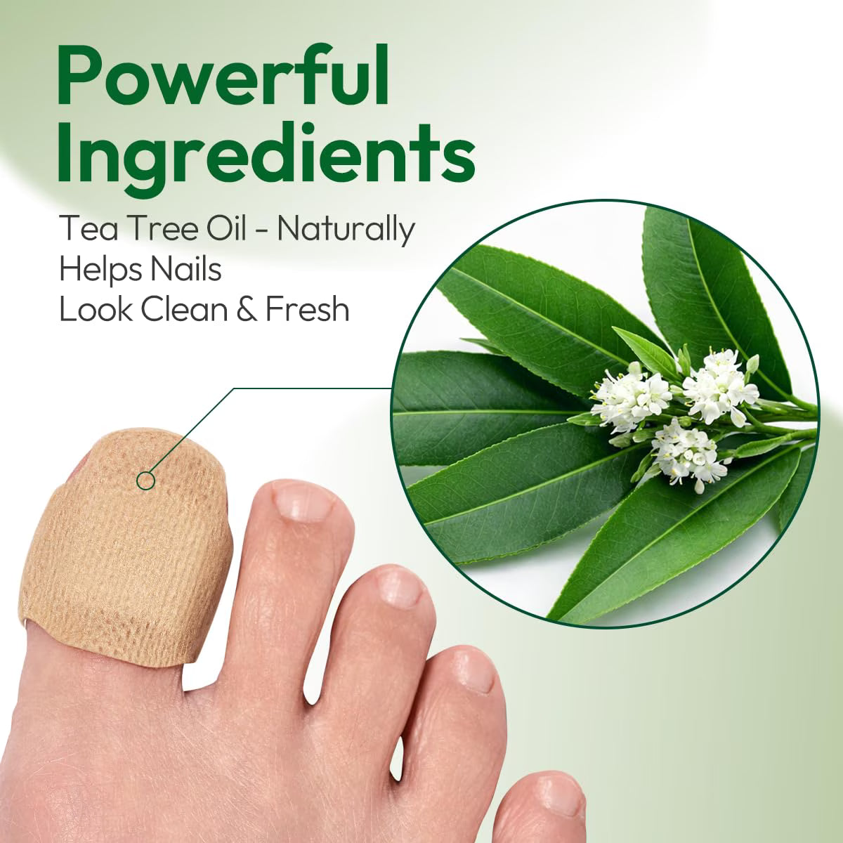 Nail Care Patches 16 Sheets Overnight Nail Wraps for Thick Discolored Nails