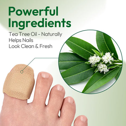 Nail Care Patches 16 Sheets Overnight Nail Wraps for Thick Discolored Nails