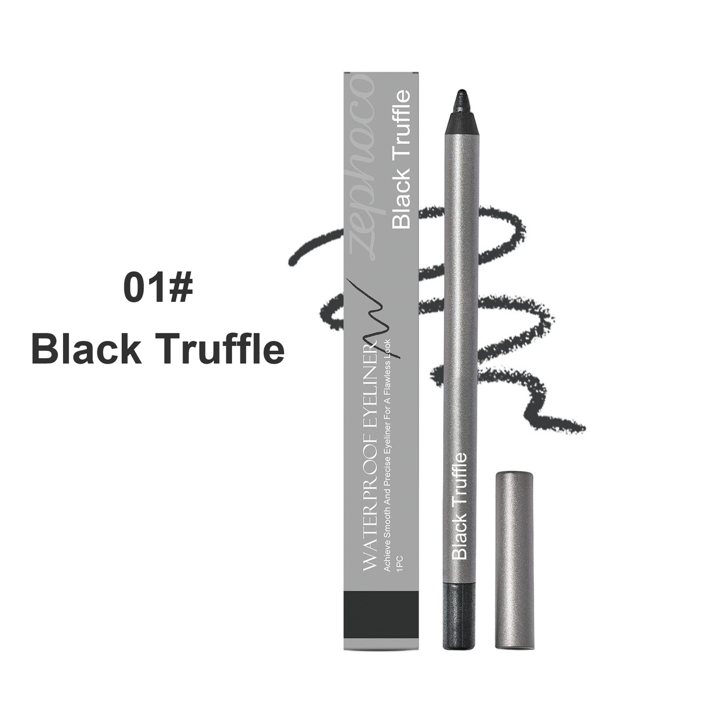 Smooth Eyeliner Gel Pen - Silky Smooth Long-lasting Makeup Eyeliner Gel Pencil
