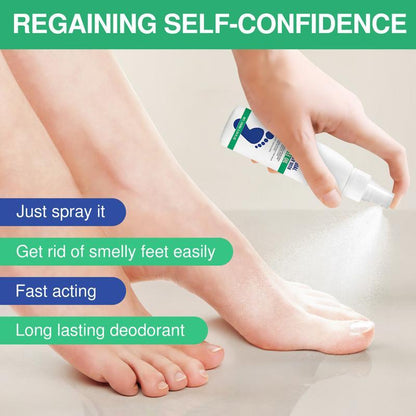 Tea Tree Oil Foot Spray - Plantar Moisturizing Deodorant for Odor Control & Dry Feet Care
