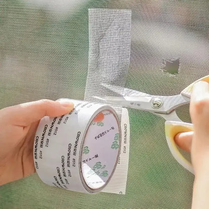 Window Screen Repair Tape, Adhesive Gray Screen Repair Strip