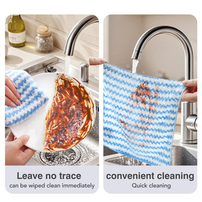 10 Counts Microfiber Cleaning Cloth, Kitchen Towels Absorbent Streak Free Cleaning Towels for Dish Drying Washing