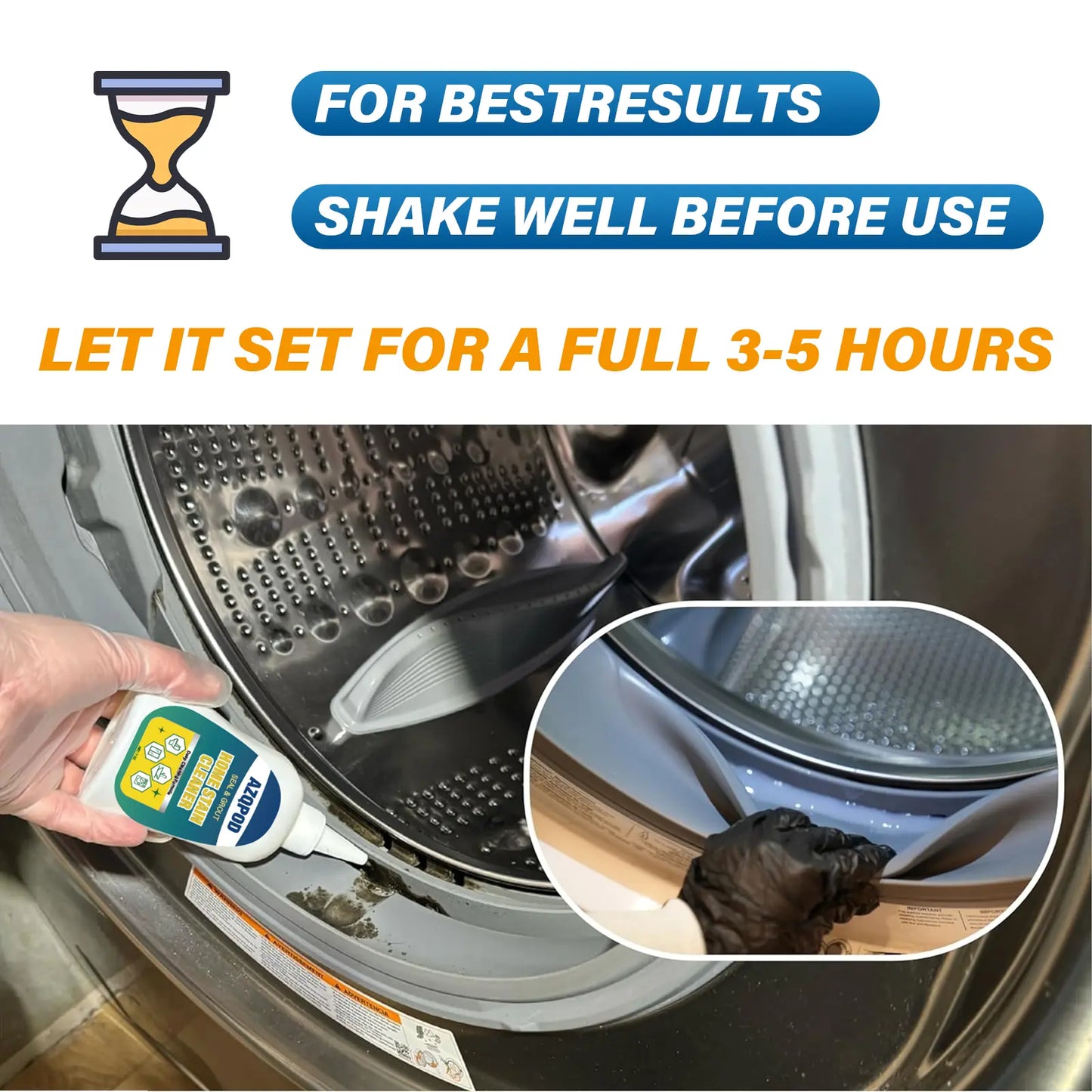 Powerful Mold & Mildew Remover Gel – Deep Cleaning Household Solution – 3.5 Fl Oz