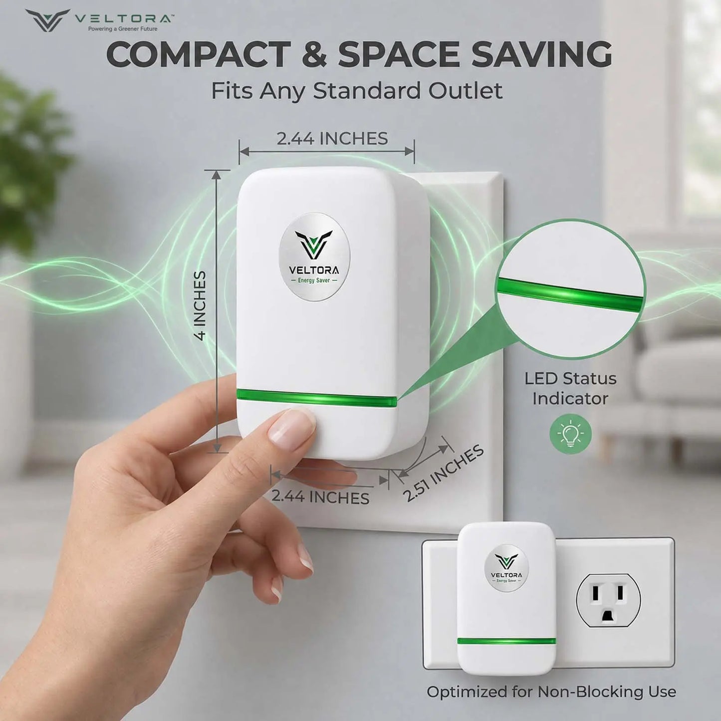 2026 New Updated Plug-In Power Box Saver with US Plug