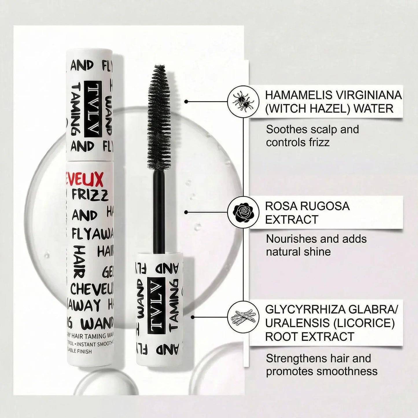 Hair Finishing Stick | Flyaway Tamer for Slick Back Bun & Frizz Control