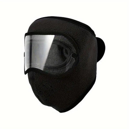 Unisex Winter Face Mask with Removable Goggles