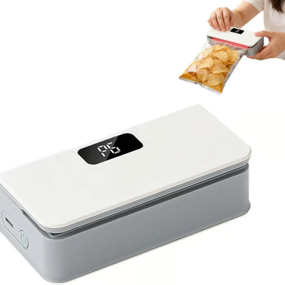 Magnetic Mini Bag Sealer – USB-C Rechargeable Snack Sealer with One-Touch Operation