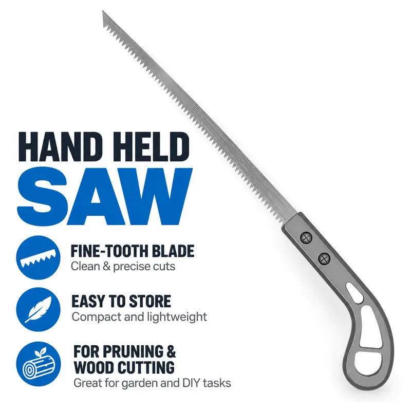 Multifunctional 8-Inch Curved Pruning Saw & Wood Cutting Tool