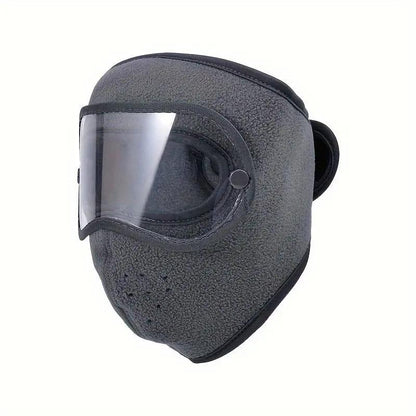 Unisex Winter Face Mask with Removable Goggles