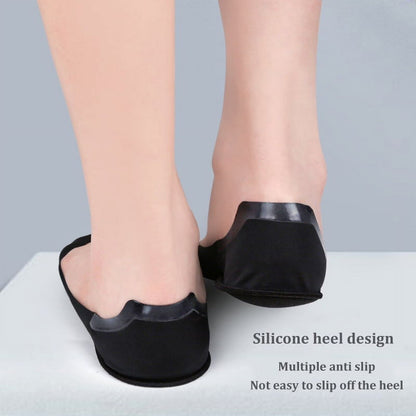 6 Pairs Invisible Boat Socks Cushioned Non Slip Insole