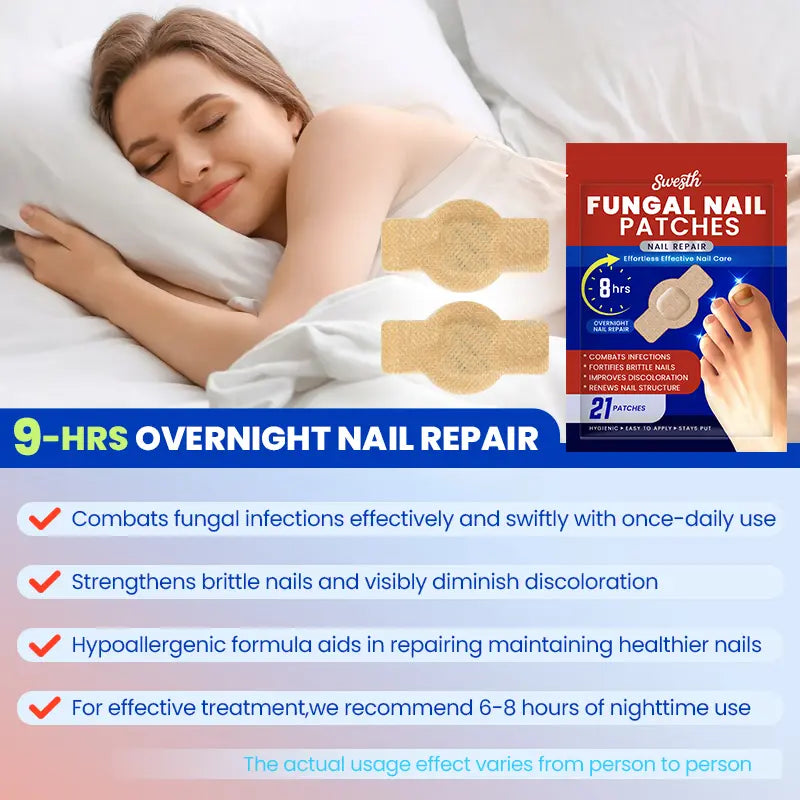 Fungal Nail Patches 21 Patches for Damaged Nails