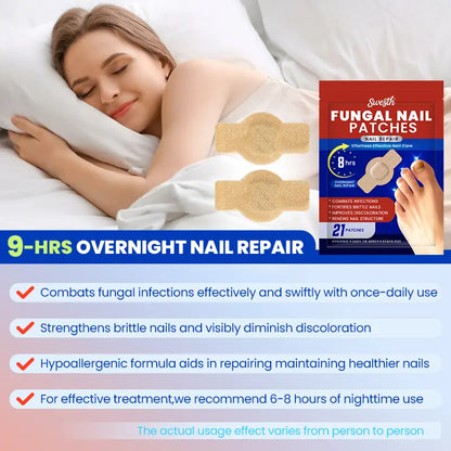 Fungal Nail Patches 21 Patches for Damaged Nails