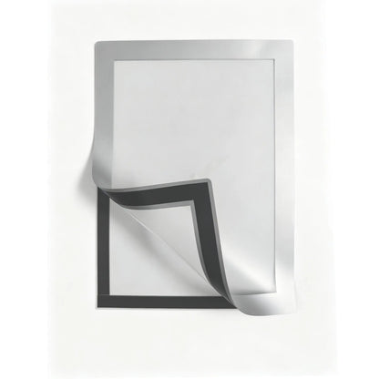 A4 Magnetic Self-Adhesive Frames, Wall-Mounted Plastic Photo Display Decor