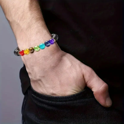 7 Chakra Life Tree Bracelets Natural Stone Beads Bangles