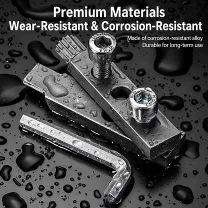 Stripped & Broken Screw Extractor Tool Kit - Efficient Repair Hand Tool for Bathroom Repair