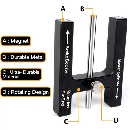 Brake Booster Adjustment Tool – Magnetic Push Rod Gauge for Master Cylinder & Brake