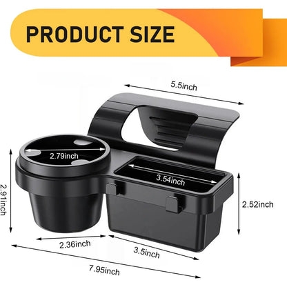 Multi-Functional Car Window Storage Rack – Door Cup Holder tray adapter