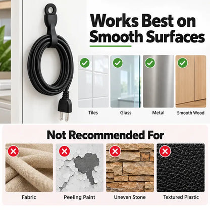 6PCS Reusable Silicone Cable Organizer Straps