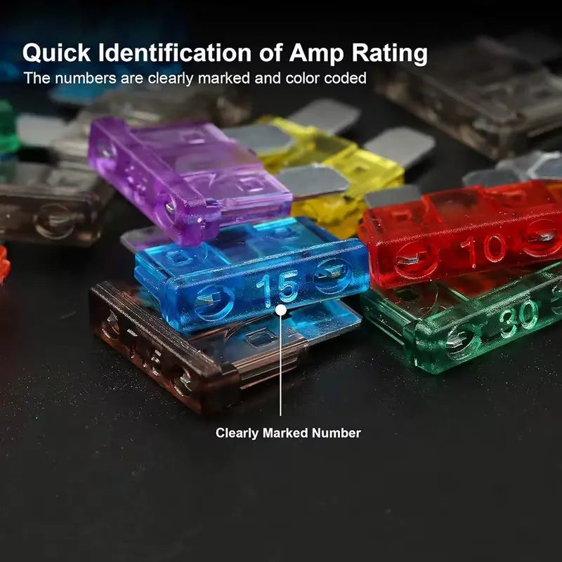 306PCS Car Blade Fuse Assortment Set for Automotive Applications