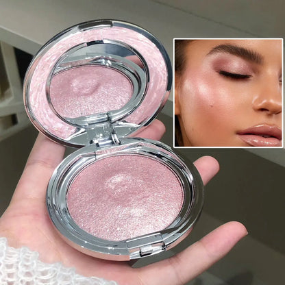 Shimmer Face Highlighter Makeup Powder Gel to Powder Glow