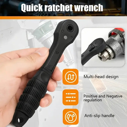 3-in-1 Ratchet Drill Chuck Key Wrench