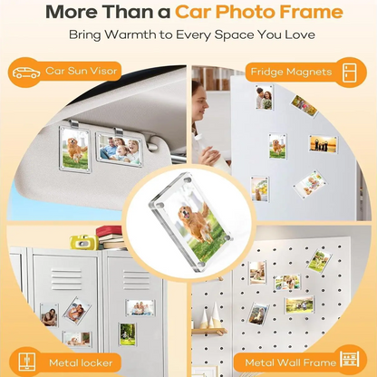 2Pcs Car Picture Holder for Sun Visor - Transform Your Ride with Cherished Memories