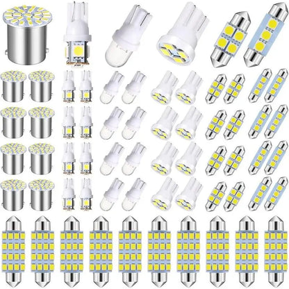 70 Pcs Interior Lights LED Car Bulb Kit Set Dome Light