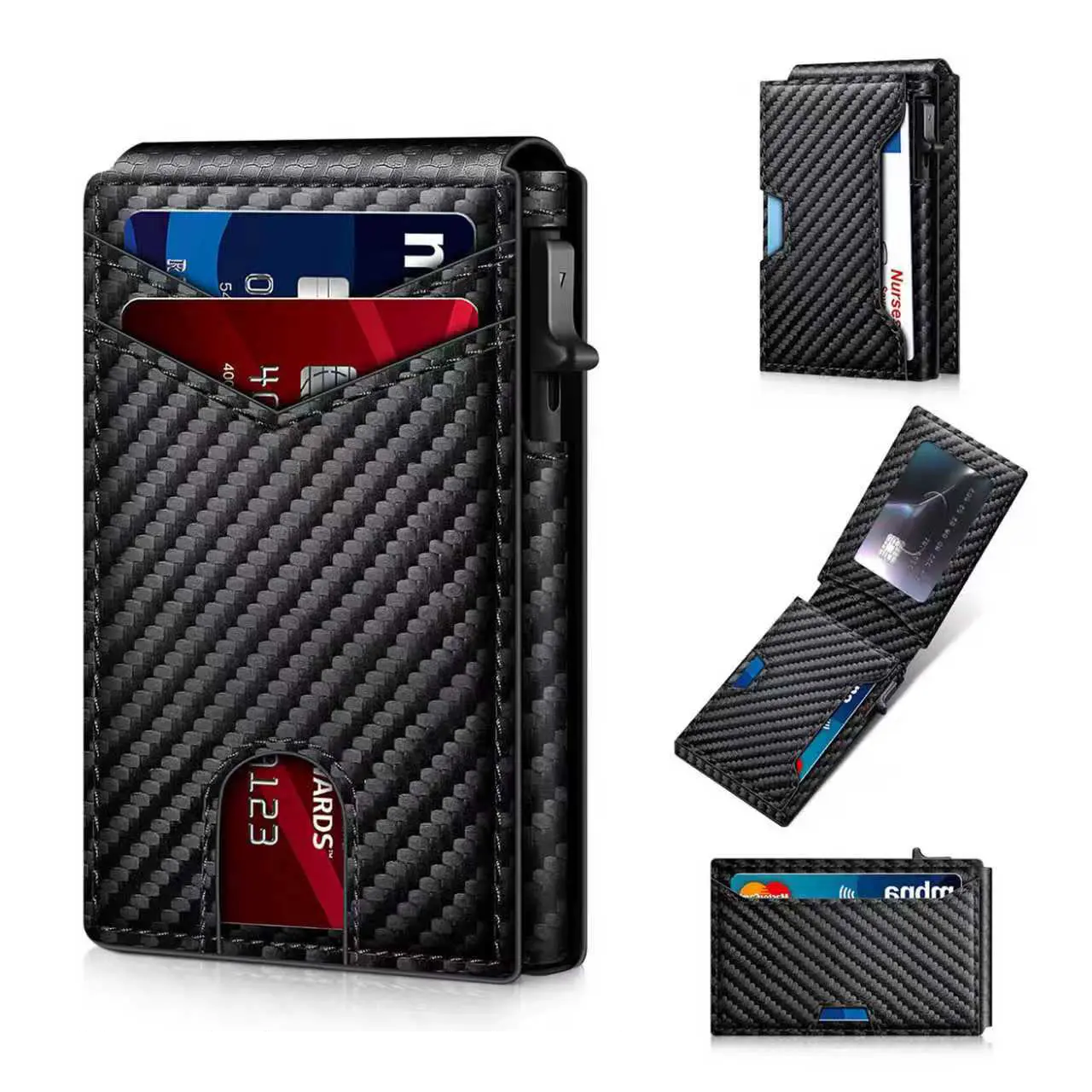 Stylish RFID Popup Card Wallet for Men