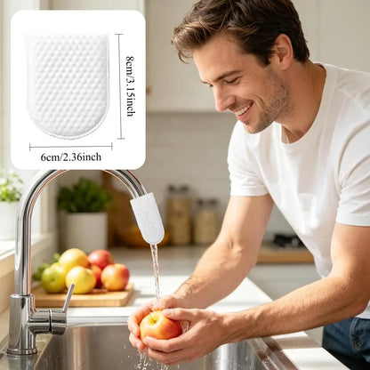 50PCS Universal Sink Tap Water Filter Refill with Installation Strap