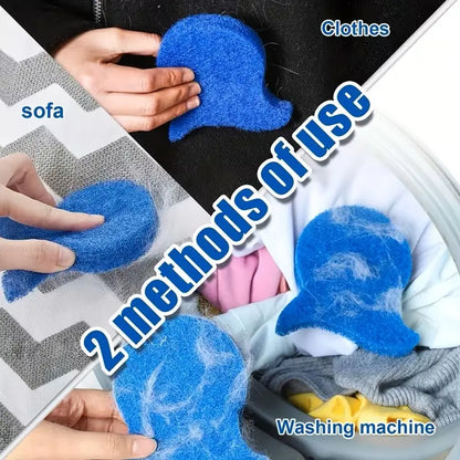 10 PCS Unscented Reusable Deshedding Laundry Balls & Discs