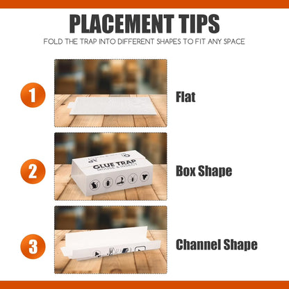 5 Pcs Mouse Traps Glue Boards Safe and Easy to Use Bug and Pest Control
