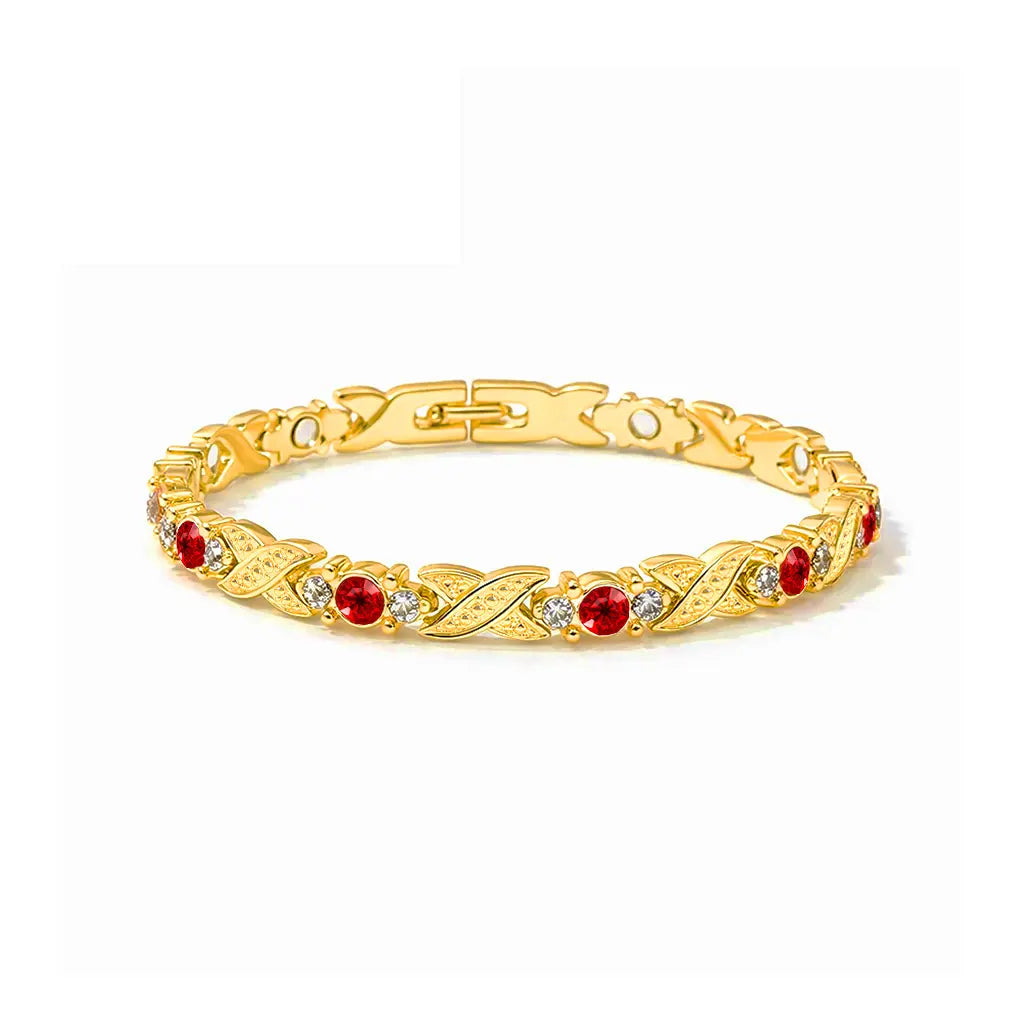 Women's Magnetic Therapy Bracelets — Eco-Friendly Alloy Bangle