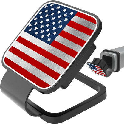 USA American Flag Hitch Cover