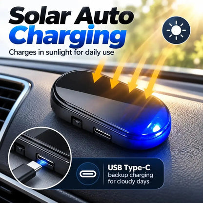Smart Flashing LED Security Indicator with Auto Light Sensor