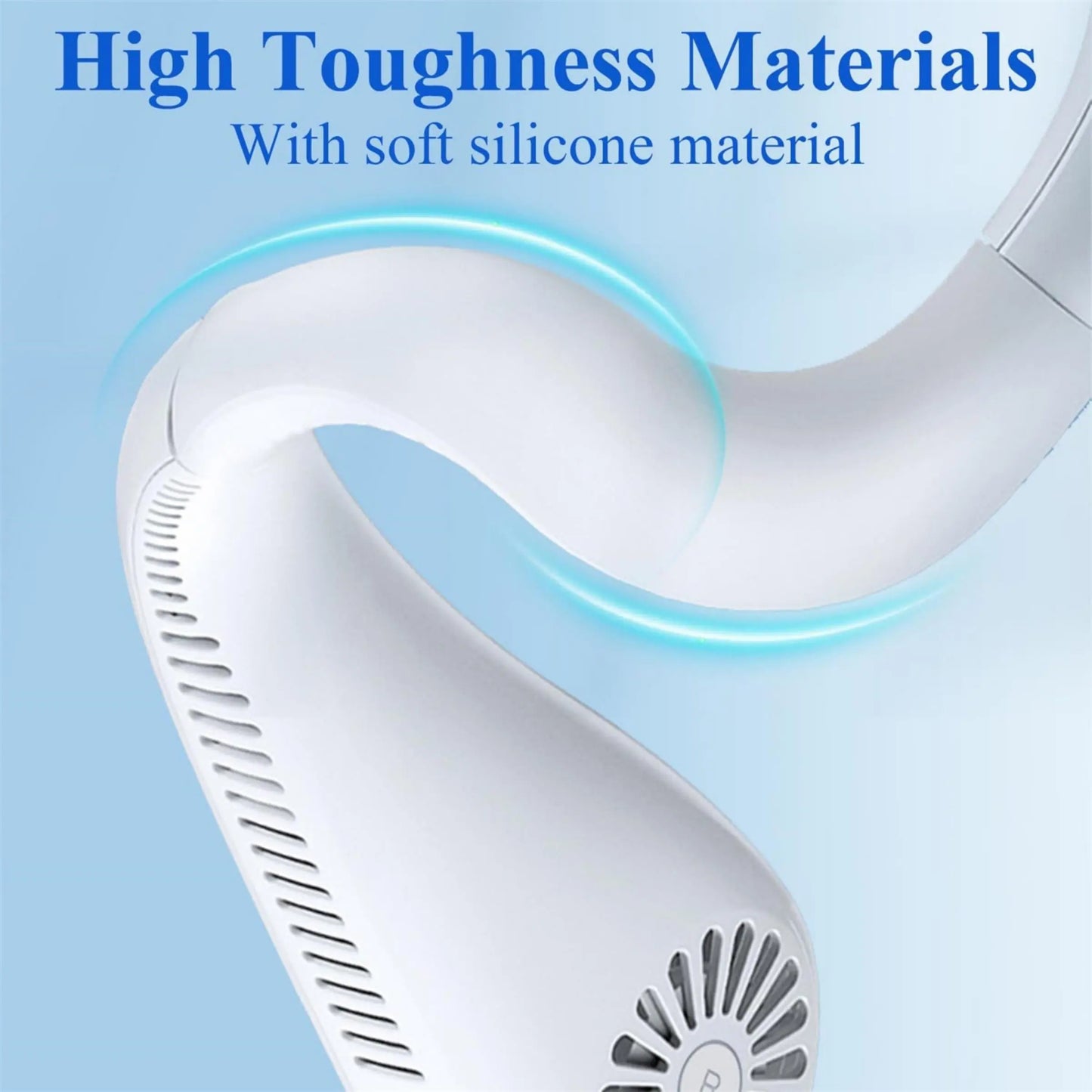 Neckband Fan Portable Mini USB Fan Rechargeable Lazy Person's Cooling Device
