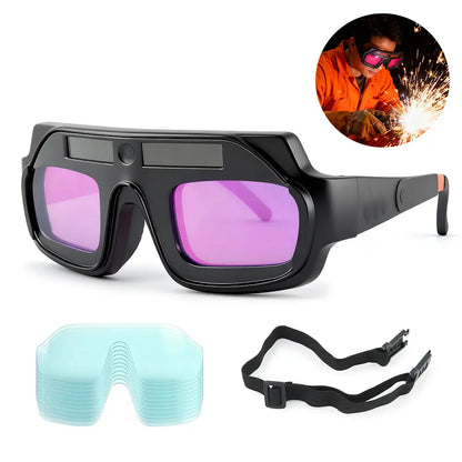 Auto-Darkening Welding Goggles | UV/IR Protection & 1/25000s Reaction