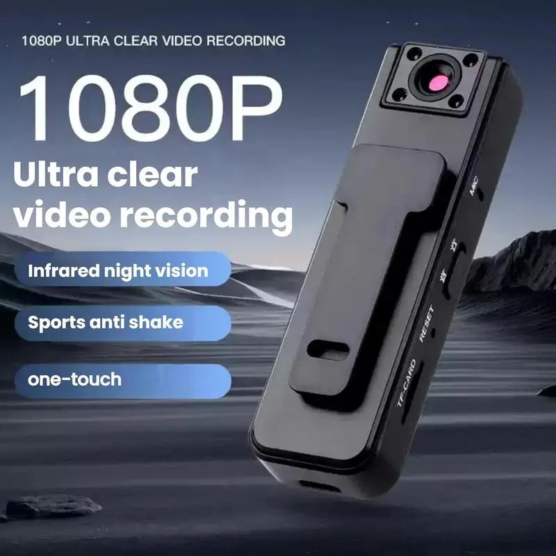 1080P HD Wearable Body Camera Audio Video Recording Night Vision Sports